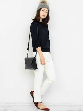 BEAUTY&YOUTH オフィススタッフ 02さん(レディース・163cm)の冬コーディネート