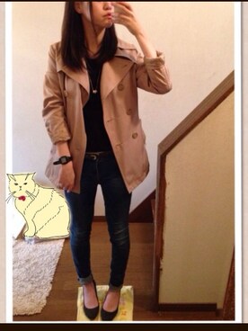 「Marc by Marc Jacobs（マークバイマークジェイコブス）のアイテム（アクセサリー）」を使った、ゆきななさん（レディース・171cm）の春コーディネート
