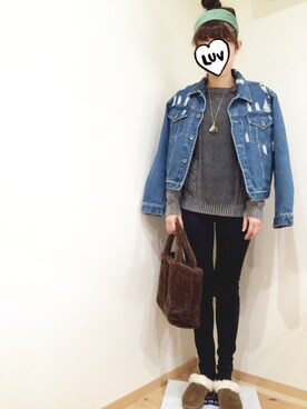 RNさん（レディース・156cm）の秋コーディネート