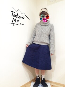 RNさん（レディース・156cm）の秋コーディネート