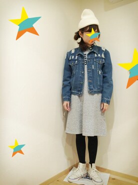 RNさん（レディース・156cm）の冬コーディネート