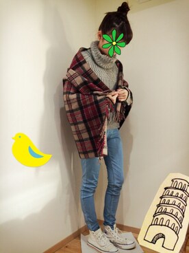 RNさん（レディース・156cm）の冬コーディネート