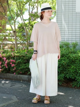 etsukoさん（レディース・155cm）の春コーディネート