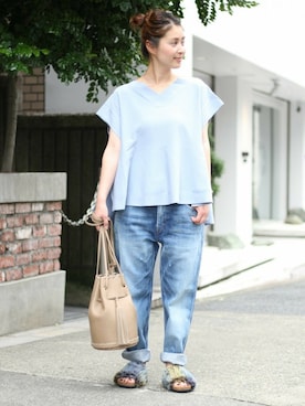 etsukoさん（レディース・155cm）の夏コーディネート