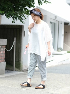 etsukoさん（レディース・155cm）の夏コーディネート