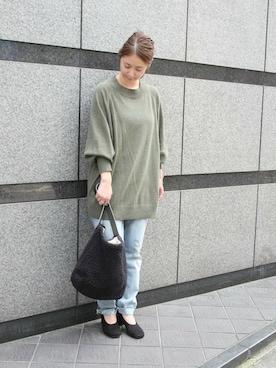 「TEMBEA（テンベア）のアイテム」を使った、etsukoさん（レディース・155cm）の夏コーディネート