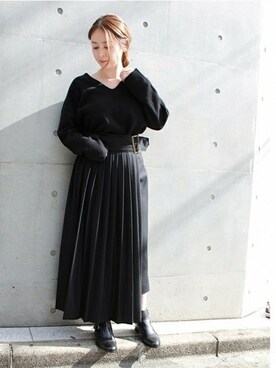 etsukoさん（レディース・155cm）の冬コーディネート