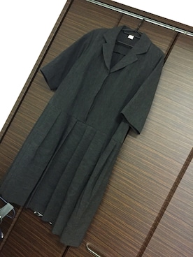 「天然素材」｜「アイテム（ワンピース/ドレス）」を使った、yukiiiincoさん（レディース・156cm）の春コーディネート
