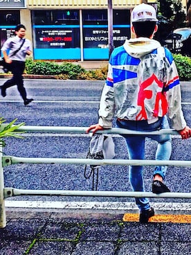 「アイテム（その他アウター）」を使った、yuzo.oさん（メンズ・176cm・10代）の冬コーディネート