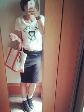 かおりさん（レディース・162cm）の夏コーディネート