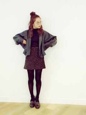 宮城舞さん（レディース・160cm）の冬コーディネート