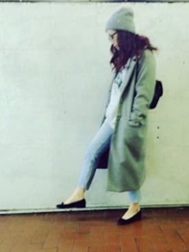 宮城舞さん(レディース・160cm)の冬コーディネート