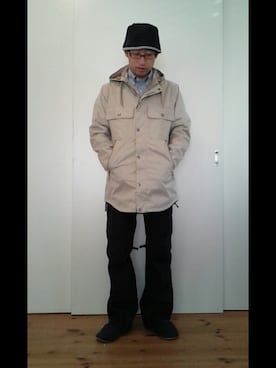 「BURTON（バートン）のアイテム」を使った、ウエケンさん（メンズ・170cm）の冬コーディネート