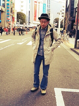 「BURTON（バートン）のアイテム」を使った、ウエケンさん（メンズ・170cm）の冬コーディネート