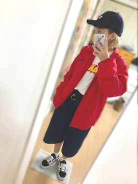 「I&ME（アイアンドミー）のアイテム」を使った、Harunaさん（レディース・153cm）の秋コーディネート