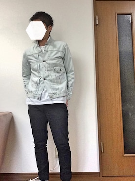 「WHITE LINE（ホワイトライン）のアイテム（ジャケット/アウター）」を使った、yocci1104さん（メンズ・168cm）の春コーディネート