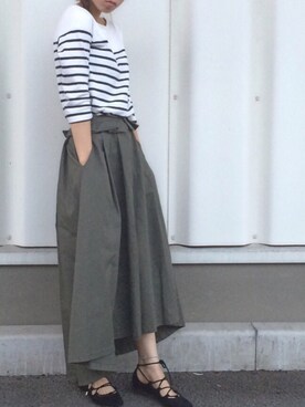 「CHEEKYのアイテム」を使った、ERIさん（レディース・161cm）の冬コーディネート