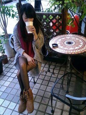 「LOWRYS FARM（ローリーズファーム）のアイテム（ピーコート）」を使った、Chloe💋さん（メンズ・167cm）の秋コーディネート