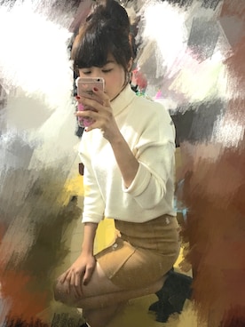 「NO NAME（ノーネーム）のアイテム（ブーティ）」を使った、Chloe💋さん（レディース・167cm）の冬コーディネート