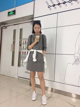 薛思绵さん（レディース・160cm）の秋コーディネート