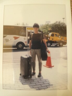 陳俞安さん(メンズ・172cm)の春コーディネート