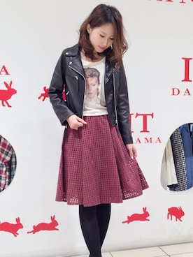 「ISBIT（アイズビット）のアイテム」を使った、saki さん（レディース・162cm）の冬コーディネート