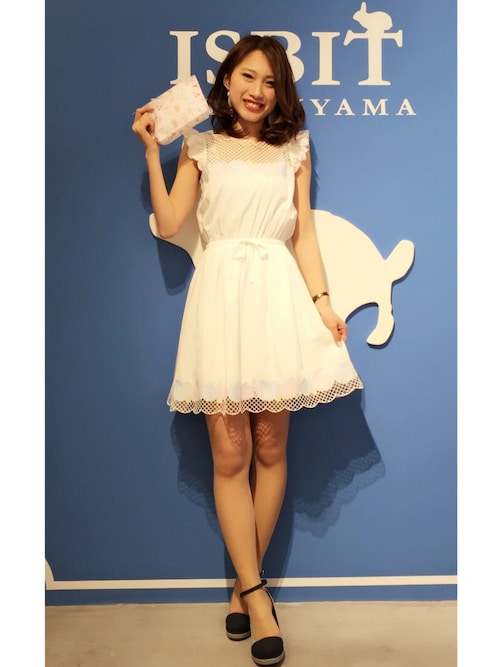 Saki Isbit ルミネ大宮店 Isbitのワンピースを使ったコーディネート Wear