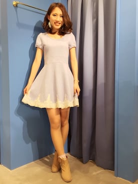 「フェザー」｜「アイテム（腕時計）」を使った、saki さん（レディース・162cm）の春コーディネート