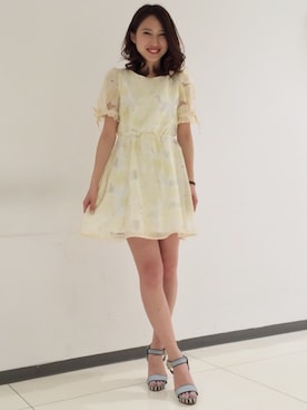 「春ワンピ」｜saki さん（レディース・162cm）の春コーディネート