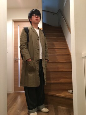 「アイテム（その他アウター）」を使った、F.H.さん（メンズ・173cm・20代）の秋コーディネート