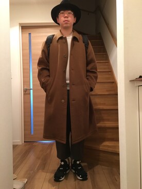 「アイテム（その他アウター）」を使った、F.H.さん（メンズ・173cm・20代）の冬コーディネート