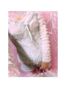 「アイテム（チューブトップ、ブルー系）」を使った、Ev_babeさん（レディース・160cm）の春コーディネート