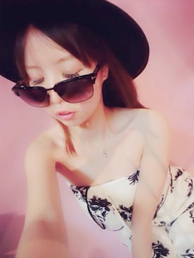 「アイテム（チューブトップ）」を使った、Ev_babeさん（レディース・160cm）の春コーディネート