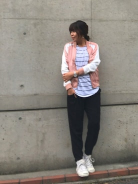 「salus（サルース）のアイテム（トップス）」を使った、あなーにゃさん（レディース・167cm）の秋コーディネート