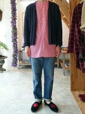 「コモノリプロダクツ」｜TAKUさん（メンズ・172cm）の春コーディネート