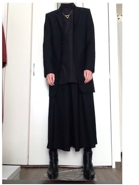 「ロングジャケット」｜0さん（メンズ・175cm）の冬コーディネート