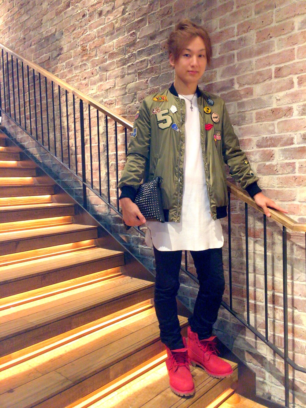 「CHROME HEARTSのアイテム（ネックレス、シルバー系）」を使った、RYUさん（メンズ・175cm）の秋コーディネートの1枚目の写真