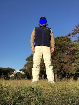 「レトロX」｜「アイテム（ナイロンジャケット）」を使った、Mさん（メンズ・168cm）の秋コーディネート