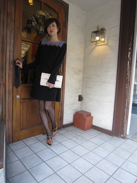 「オケージョン」｜「アイテム（チュニック）」を使った、cosさん（レディース・163cm）の春コーディネート