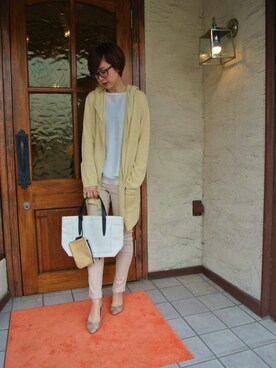 「mimi&roger（ミミアンドロジャー）のアイテム」を使った、cosさん（レディース・163cm）の春コーディネート