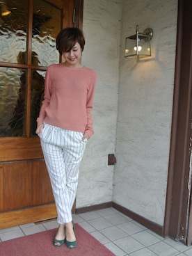 「mimi&roger（ミミアンドロジャー）のアイテム」を使った、cosさん（レディース・163cm）の春コーディネート