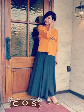 「COOMB（クーム）のアイテム」を使った、cosさん（レディース・163cm）の夏コーディネート