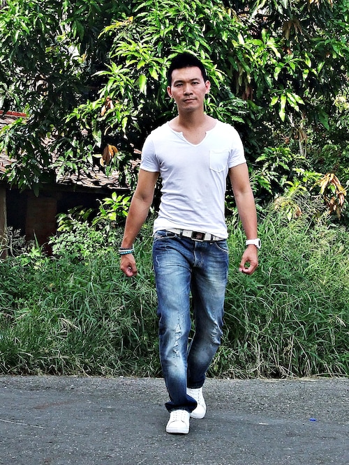 林雨辰│diesel的牛仔褲搭配