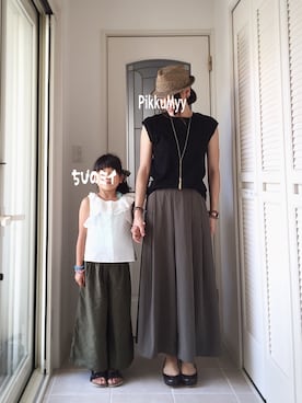 「7月WEAR夏のサンダル祭り」｜Mymble⚓︎さん（レディース・160cm）の夏コーディネート