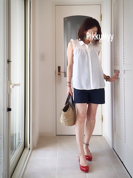 Mymble⚓︎さん(レディース・160cm)の夏コーディネート
