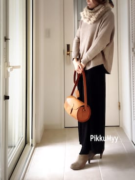 「off the wall（オフザウォール）のアイテム」を使った、Mymble⚓︎さん（レディース・160cm）の秋コーディネート