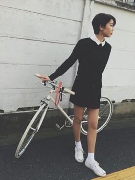 「SET UP」｜「アイテム（その他）」を使った、saori.oさん（レディース・165cm）の春コーディネート