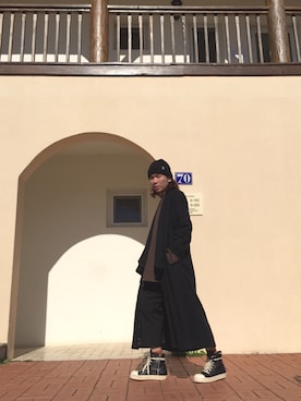 「initial（イニシャル）のアイテム（パンツ）」を使った、-W-さん（メンズ・171cm）の秋コーディネート