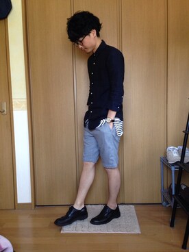 「スエット」｜つっきーさん（メンズ・165cm）の夏コーディネート