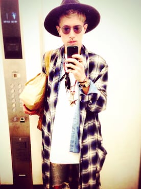 「ブルー x ホワイト」｜TAKUMIさん（メンズ・176cm）の春コーディネート